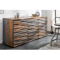 Riess-Ambiente invicta INTERIOR Massives Sideboard Relief 160cm Sheesham Holz