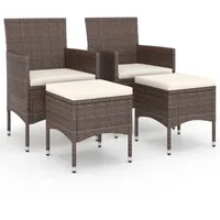 VidaXL Gartenstuhl 57 x 89 x 30 cm braun