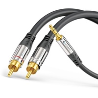 Sonero 2x Cinch auf 3.5mm Audio Kabel 2,0m