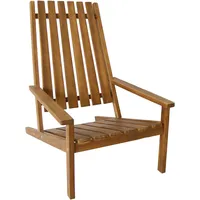 HC Garten & Freizeit Adirondack Liegestuhl aus Akazie inkl.