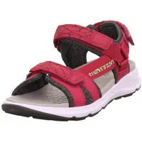 Superfit Criss Cross Sandale, Rot Grün 5010, 29 EU