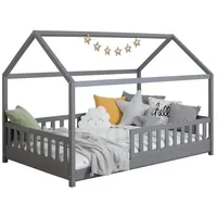 TICAA TiCAA Kinderbett Hausbett Kay 90x200 cm, 100x200 cm,