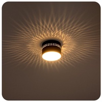 Linovum SUNEVA Aufbauspot schwarz flach indirekte Beleuchtung Downlight Spot