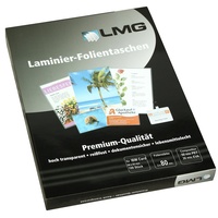 LMG Laminierfolien glänzend für IBM-Card-Format 80 micron