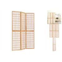 VidaXL 3-tlg. Paravent Japanischer Stil Faltbar 120x170 cm