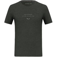 Salewa Eagle Eitd Merino T-Shirt Men, Dark Olive, 2XL