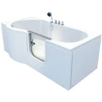 AcquaVapore Seniorenwanne mit Tür S12-TH-R Badewanne 85x170cm