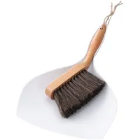 Navaris Kehrset aus Holz und Kunststoff - Handbesen und