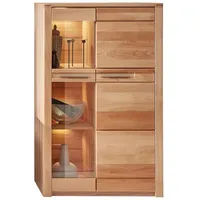 Innostyle Vitrine klein NATURE ONE Front Kernbuche teilmassiv -