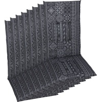 GO-DE Hochlehnerauflage GO-DE, grau, B:48cm T:118cm, Baumwolle, Polyester, Polsterauflagen,