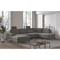 Sit&more Wohnlandschaft »Morris U-Form, inkl. Sitztiefenverstellung«, wahlweise mit Armteilverstellung,