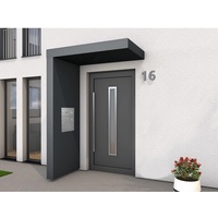 Gutta Rechteckvordach BS PLUS 160 Seite Links BK Edelstahl