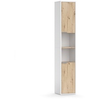Vicco Badschrank Henri Weiß 30 x 165 cm mit