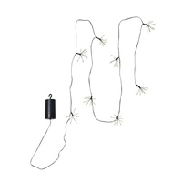MARELIDA LED Lichterkette Blume 96 Tautropfen LED 8 Blüten