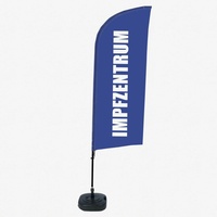 Showdown Displays Showdown Beachflag - Komplett-Set - Testzentrum Deutsch