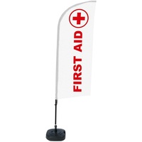 Showdown Displays Showdown Beachflag - Komplett-Set - First Aid