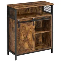 VASAGLE Sideboard 70 x 80 x 30 cm braun