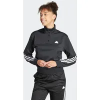 Adidas Sportsweatshirt 'ICONIC 3S TT' - Schwarz,Weiß