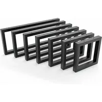 Hevva - RHEIN - 50 cm Tiefe, Schwarz, 2er