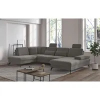 Sit&more Wohnlandschaft »Morris U-Form, inkl. Sitztiefenverstellung«, wahlweise mit Armteilverstellung,