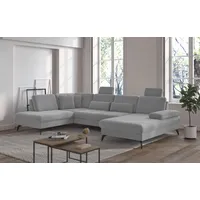 Sit&more Wohnlandschaft »Morris U-Form, inkl. Sitztiefenverstellung«, wahlweise mit Armteilverstellung,
