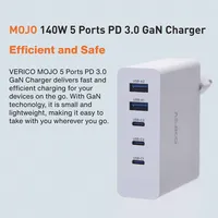 Verico Mojo GaN 5 Port USB-Ladegerät