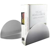 Ofform buchstützen Buchstützen aus Edelstahl | BOOKTWINS 2er-Set feinmatt