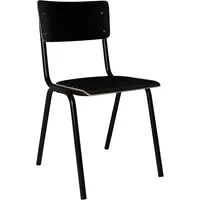 ZUIVER Esszimmerstuhl Back to School Metall schwarz