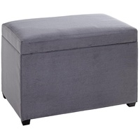Haku-Möbel HAKU Möbel Sitztruhe 54145 grau Stoff 58,0 cm