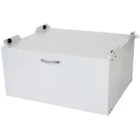 MCW Waschmaschinenunterschrank MCW-E50, Sockel Podest Erhöhung Untergestell, Schublade 33x61x62cm,