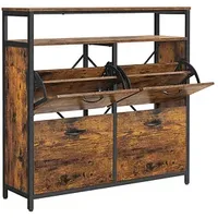 VASAGLE LBS803B01 Schuhschrank 98,3 x 30,0 x 95,0 cm