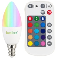 Luminea LED-Kerze E14, RGBW, 4,8 W (ersetzt 40 W),