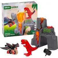 BRIO 63609200 - Dinosaurier-Vulkan mit Ausbruchsfunktion