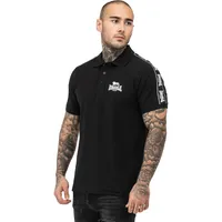 Lonsdale Setter Kurzarm-poloshirt - Black / White - L