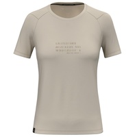 Salewa Eagle Poem Dry T-Shirt Women, Oatmeal, S