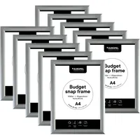 Europel Budget, A4 25 mm silber 10 Stück