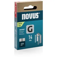 Novus Tools Flachdrahtklammern Typ 11 600 Stück