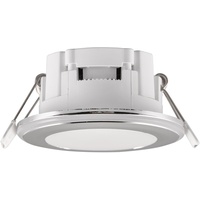 Trio Leuchten LED Einbauleuchte Argus 653610106 Kunststoff Chrom, inkl.
