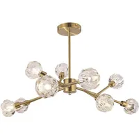 Rabalux 5395 Pendelleuchte Kassia, G9, | Gold/Klar