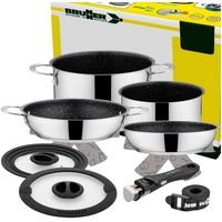 Brunner Camping Kochgeschirr Topfset | Edelstahl | ACADEMY NG