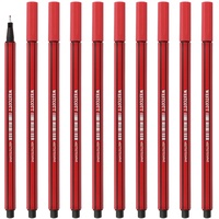 Westcott STORYLINER Fineliner rot 10 Stück | Premium Fineliner