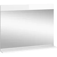 Vicco Badezimmerspiegel Izan, Weiß Hochglanz 80.1 x 62 cm