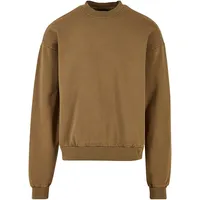 URBAN CLASSICS Acid Washed Sweatshirt Summer Olive 5XL
