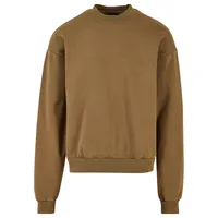 URBAN CLASSICS Acid Washed Sweatshirt Summer Olive 3XL