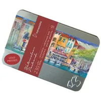 Hahnemühle Aquarellpostkarten Metallbox matt 10x15cm 230g 30St