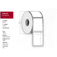 CAPTURE Label 45 x 32mm, Core 76mm