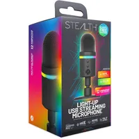 STEALTH Streaming Mikrofon mit LED Beleuchtung