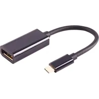 ShiverPeaks ®-BASIC-S--Adapter, USB Typ C-Stecker auf Displayport Buchse, 8K60Hz,