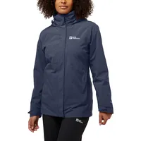 Jack Wolfskin Damen Rotwand 3in1 Jkt W, Graphite, XL