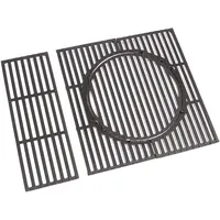 GFTIME Grillrost 41,5 x 59 cm Gusseisen emailliert